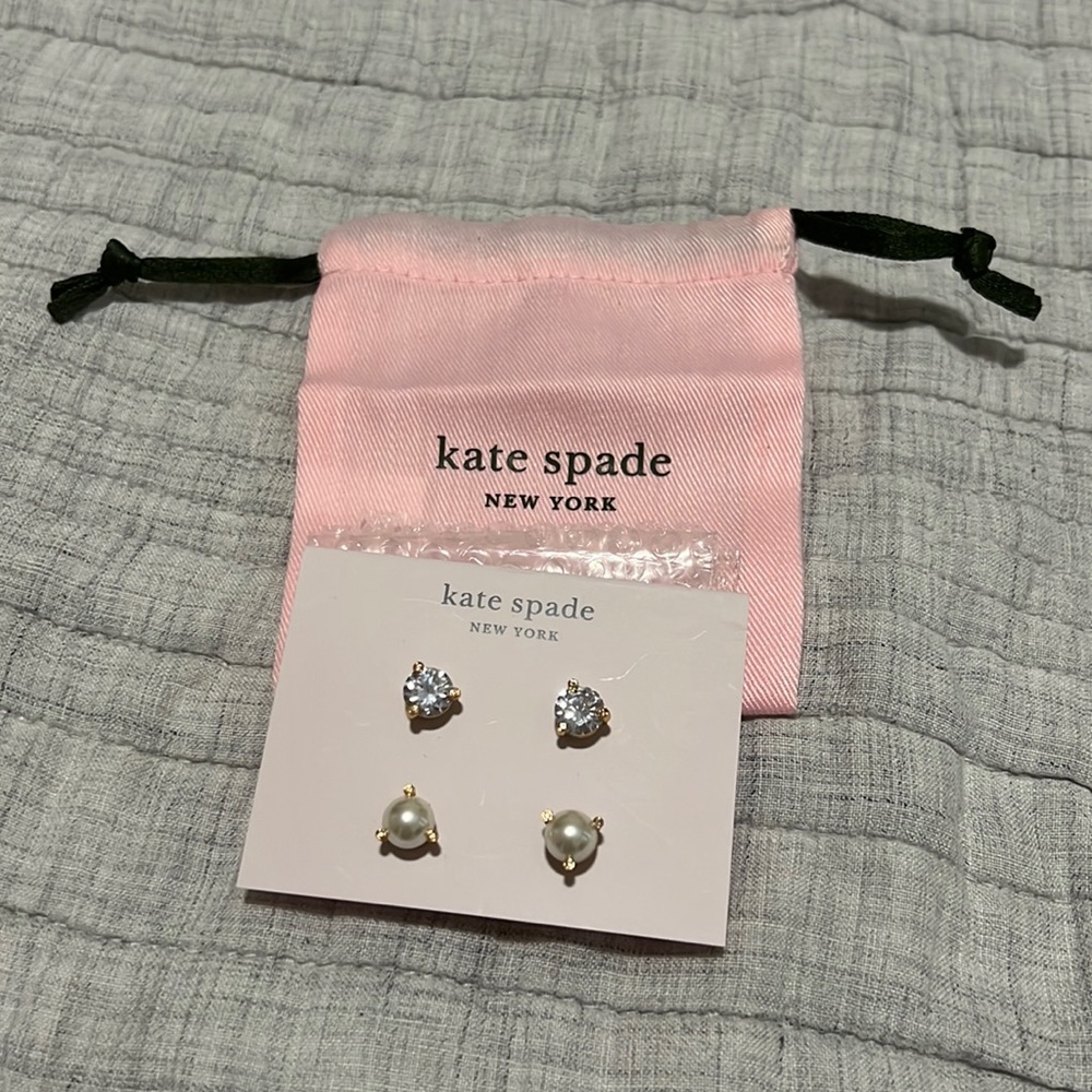 Kate Spade Stud Earrings Set of 2